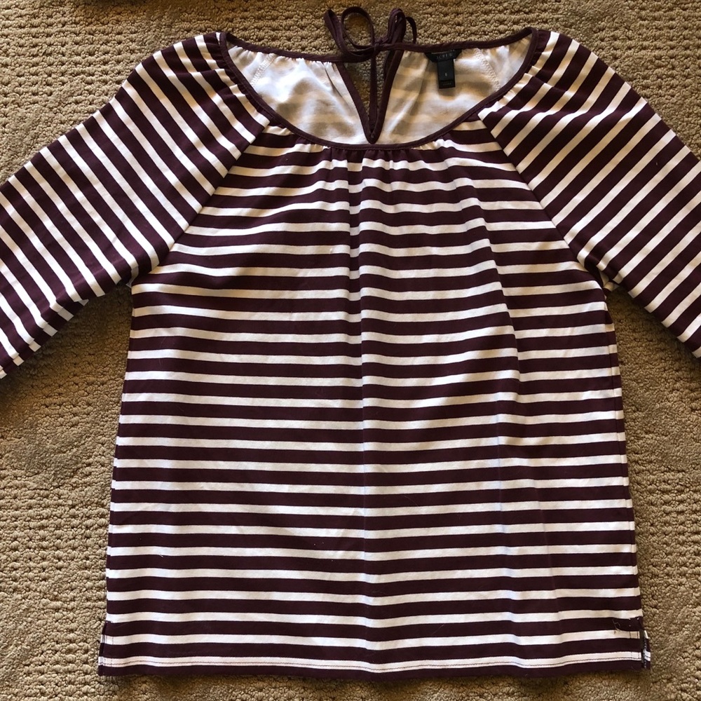 J.Crew maroon long sleeve